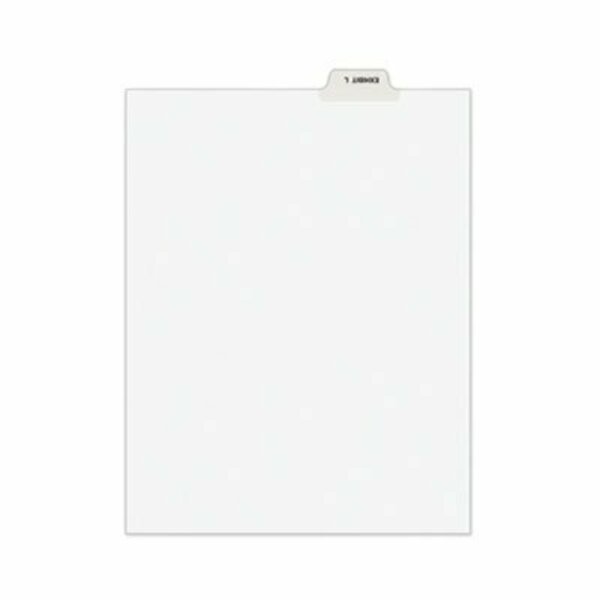 Avery Dennison Avery, Avery-Style Preprinted Legal Bottom Tab Dividers, Exhibit L, Letter, 25PK 12385